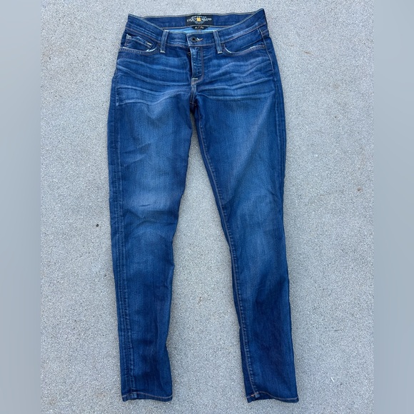 Lucky Brand Women's Blue Jeans Skinny Size 6 - Picture 1 of 12